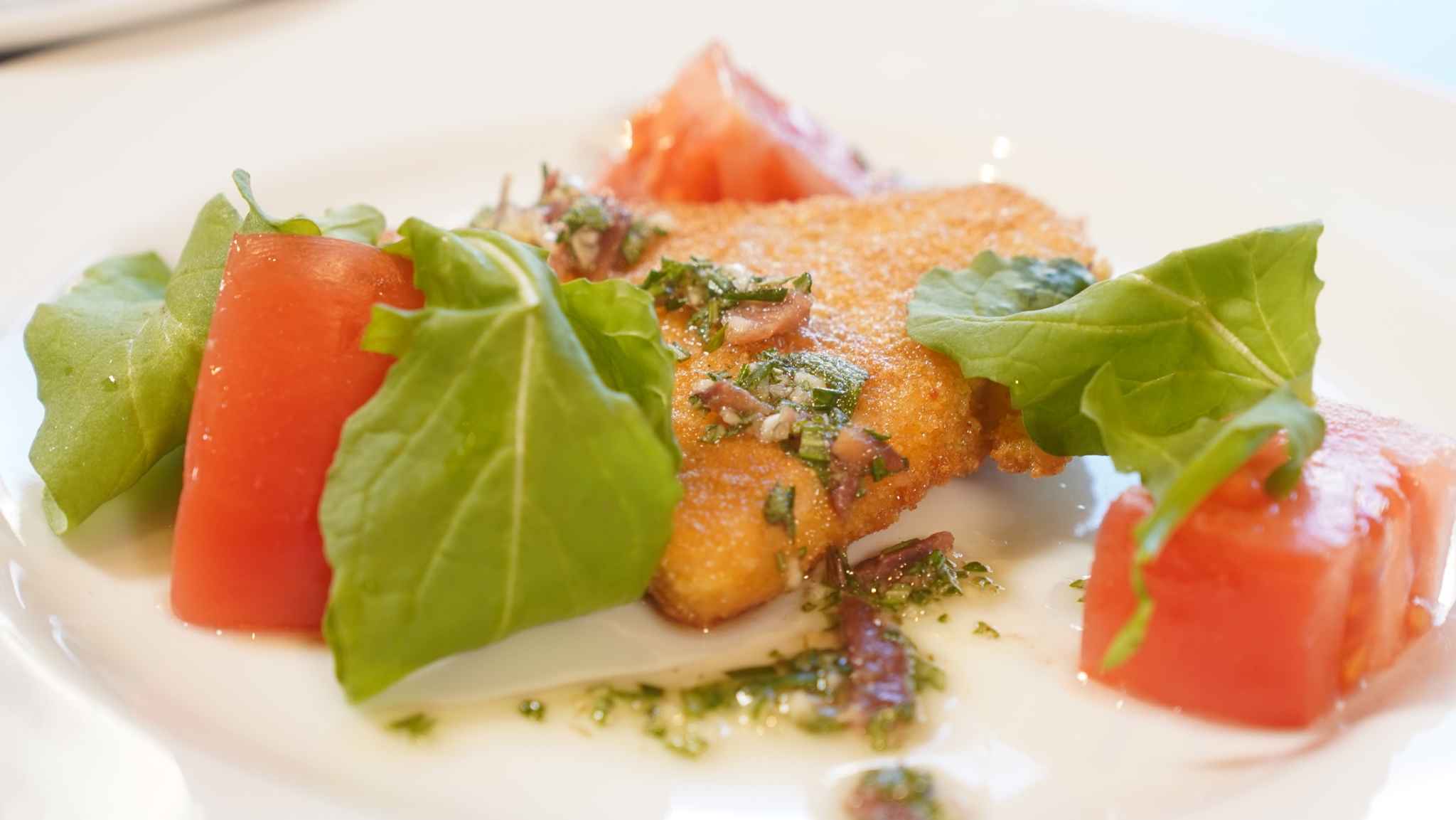 カジキマグロのミラノ風カツレツ