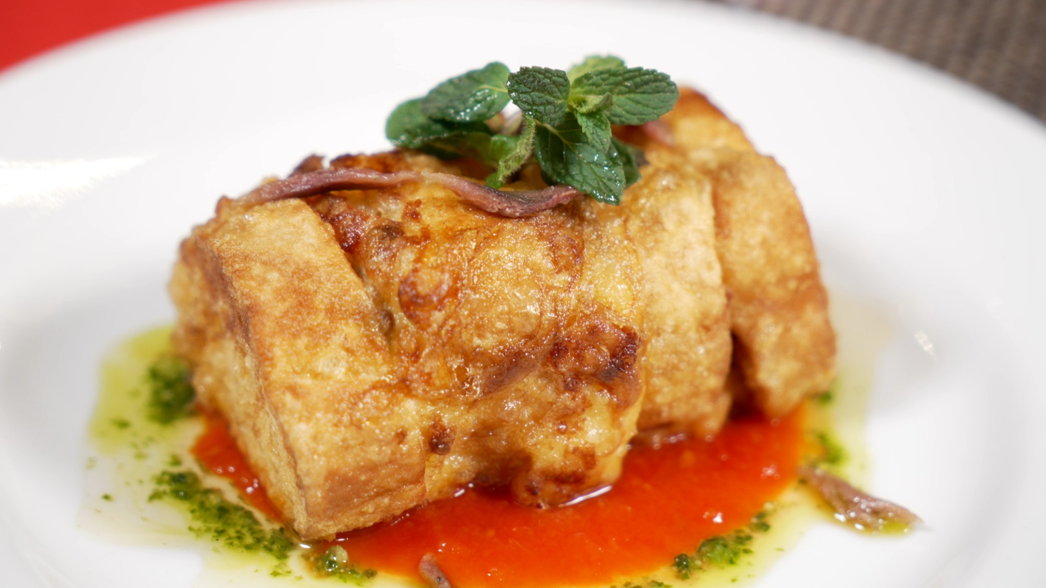 モッツァレラのバケット焼き